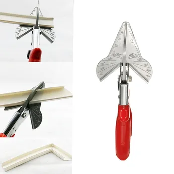 

PVC Trunking Chamfer Cutter Multi Angle Steel Trim Siding Mitre Fillet Shear Snips Trimming Cutting Tools 45 To 120 Degree