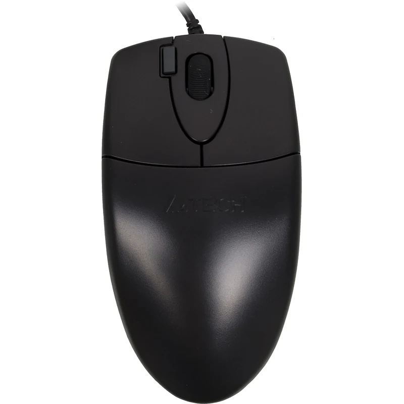 Мышь A4 OP-620D, проводная, USB, черный