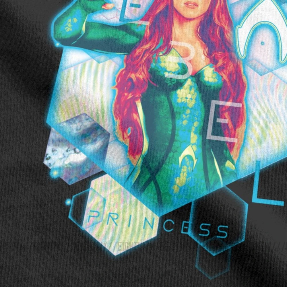 Aquaman футболки Xebel Princess Mera потрясающая футболка мужские топы с коротким рукавом