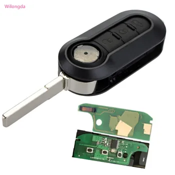 

Wilongda Auto key 3 Button car Remote Key 433MHz PCF7946/PCF7946AT chip For Fiat 500 Grande Punto 2010-2016 key
