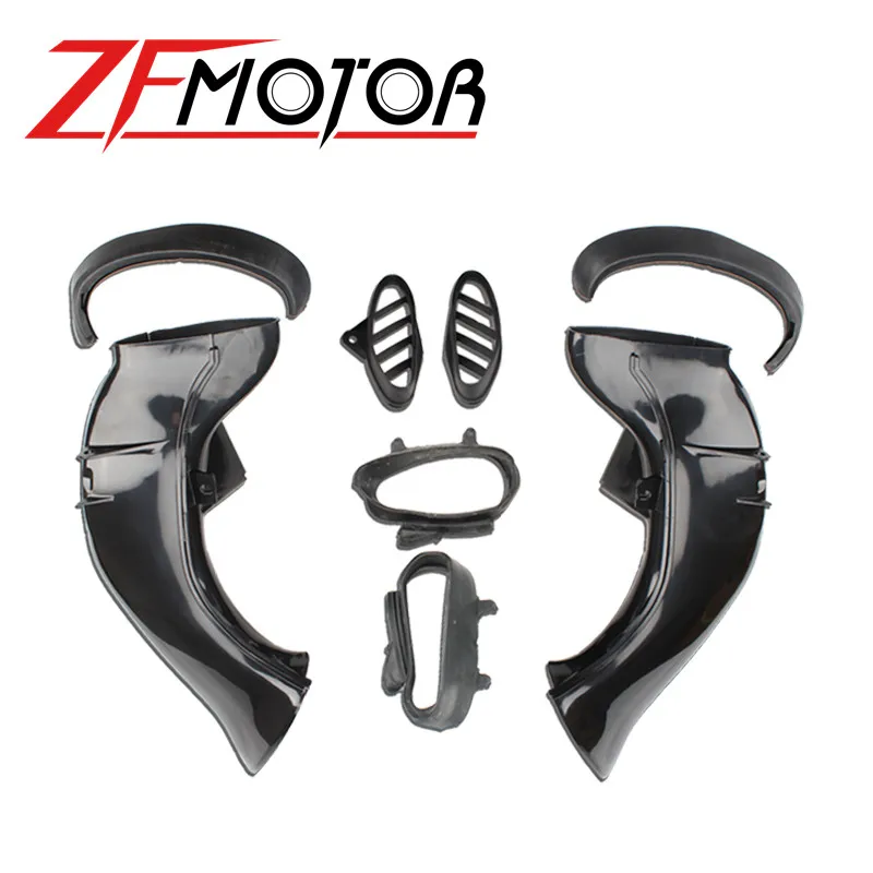 2 шт. YZF 1000 Ram воздухозаборная трубка обтекатель воздуховода для Yamaha YZF1000 R1 2004 2005 2006