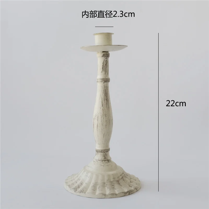 candle holder Ретро Железный подсвечник, Настольный подсвечник, романтическое свадебное украшение для дня рождения, праздничный ужин, Декор для дома и бара - Цвет: candle holder