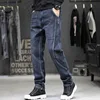 Men's Jeans Harlan Stitching Jeans Loose Hip Hop Baggy Denim Pants Men Cargo Trousers Size 28-44 4