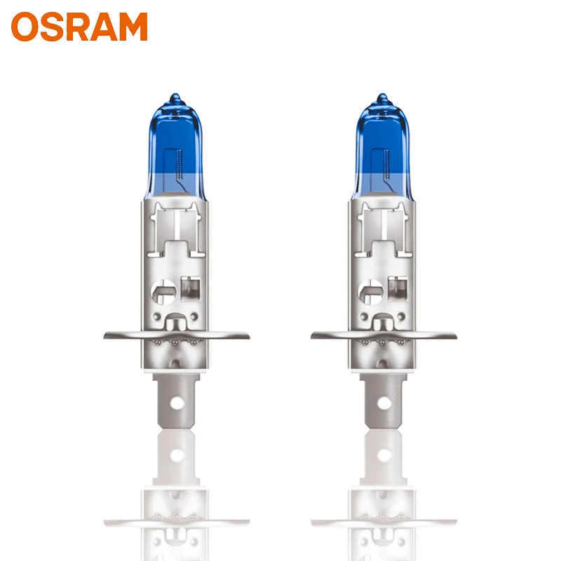 OSRAM H1 62150CBA галогенный холодный синий Advance 12V 55W Автомобильный головной светильник 5000K белый светильник+ 50% ярче, пара