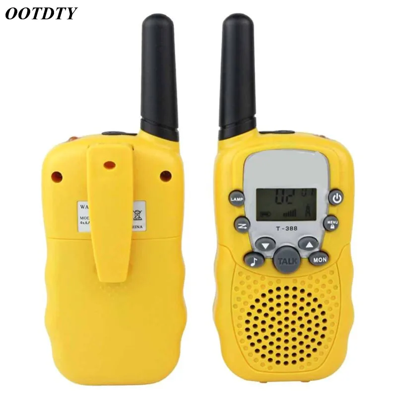 1Pair Child Kids Walkie Talkie Parenting Game Mobile Phone Telephone Talking Toy 3-5KM Range for kids