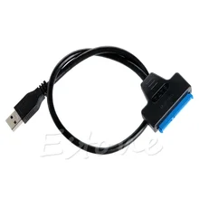 Высокоскоростной USB 3,0 для SATA 22 Pin 2," жесткий диск драйвер SSD кабель адаптера 40 см