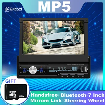 

Auto Radio Mp5 Player Car Player Stereo 1 Din Automotivo Usb SD Bluetooth Dvd Central Multimidia Mirrow Link Handsfree Streeing