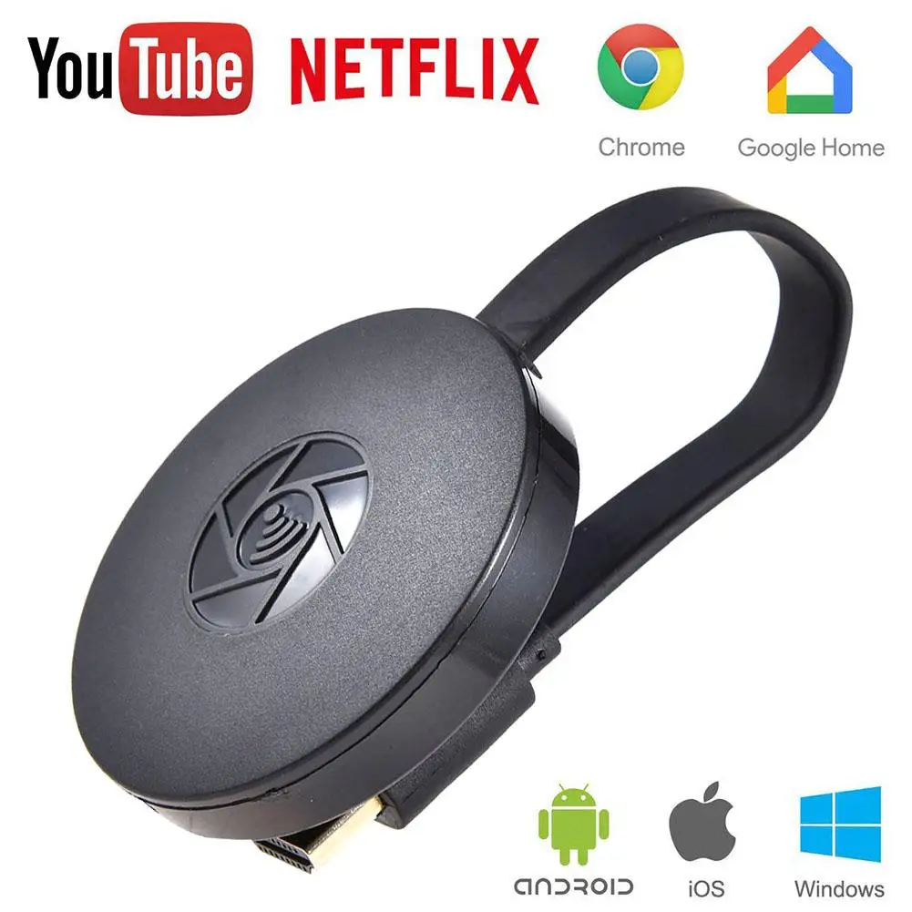 

Big promotion HDMI Wireless Display Receiver2.4 /5G WiFi 4K 1080P Mobile Screen Cast Mirroring Adapter Dongle cast Pusher