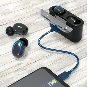 

TWS Wireless earphones Power Bank Stereo Bluetooth Earphone Handsfree Earbuds Charge for Phone
