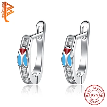 

Unique Design Authentic 925 Sterling Silver Earrings Shiny Crystal Insect Stud Earrings for Girls Kids Fashion Jewelry Gift 2020