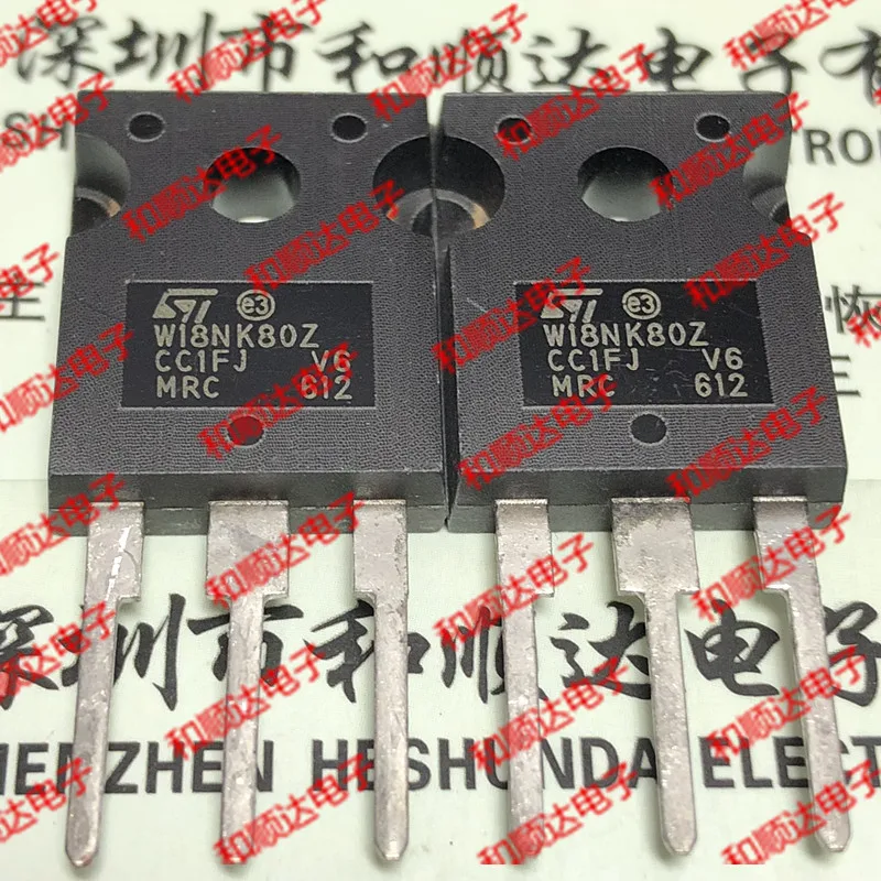 2 шт./W18NK80Z STW18NK80Z-247 800V 19A TO247