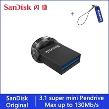 Sandisk USB 3,1 мини-накопитель 128 Гб 64 ГБ 32 ГБ 256 ГБ USB флеш-накопитель 32 64 128 16 ГБ флеш-накопитель USB флеш-накопитель диск на ключ памяти