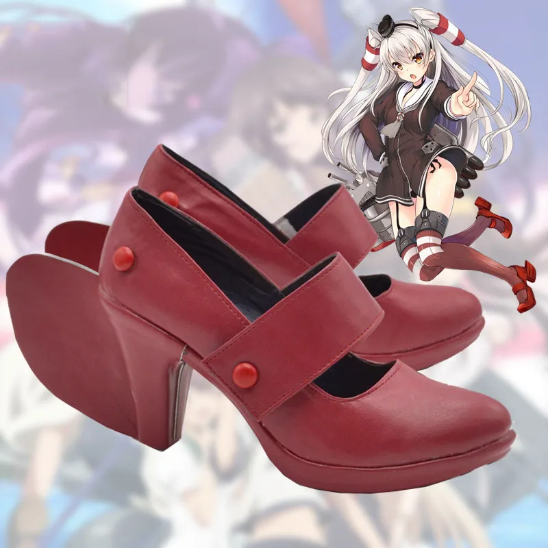 Аниме KanColle: коллекция Kantai; обувь для косплея; ботинки; обувь для косплея Хэллоуин; Вечерние Повседневная обувь для отдыха; обувь для игры