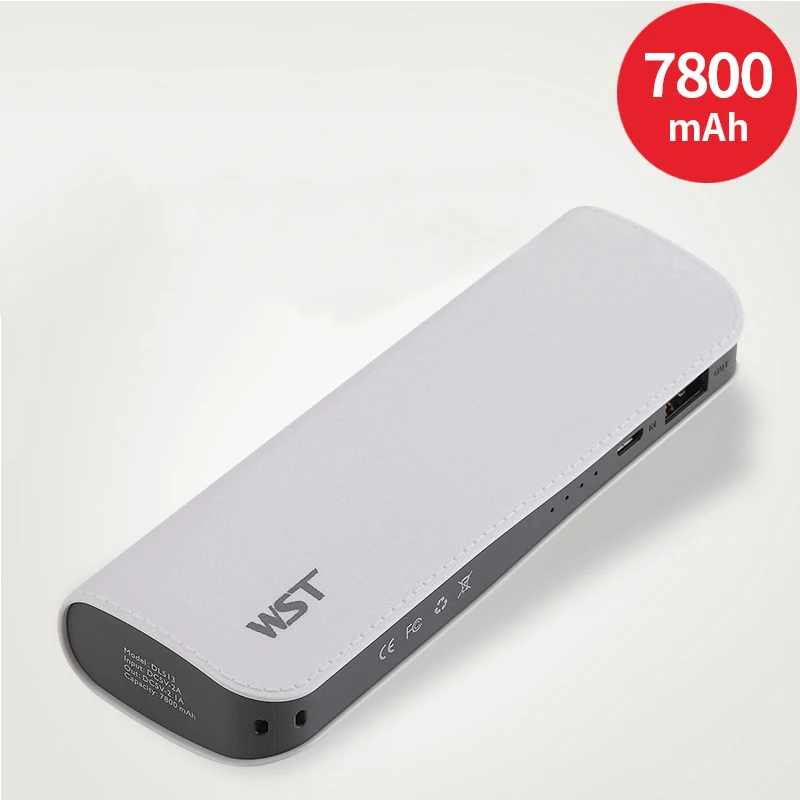 7800 мАч Power Bank портативный портативное зарядное устройство Внешняя