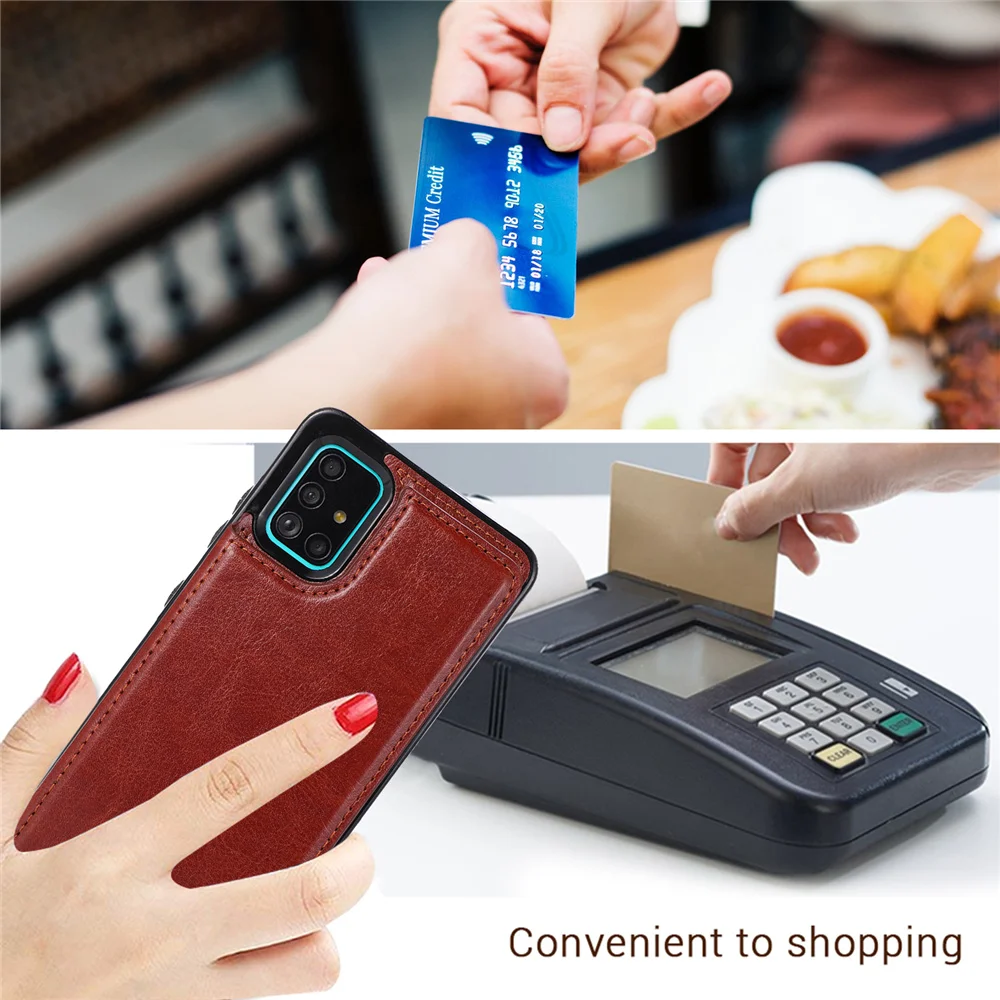 Flip Leather Cover For Samsung Galaxy A52 A72 A12 A32 A42 A51 A71 A21S A22 A82 A81 A91 A50 A40 A30 A20 S A10 E Cards Wallet Case silicone cover with s pen