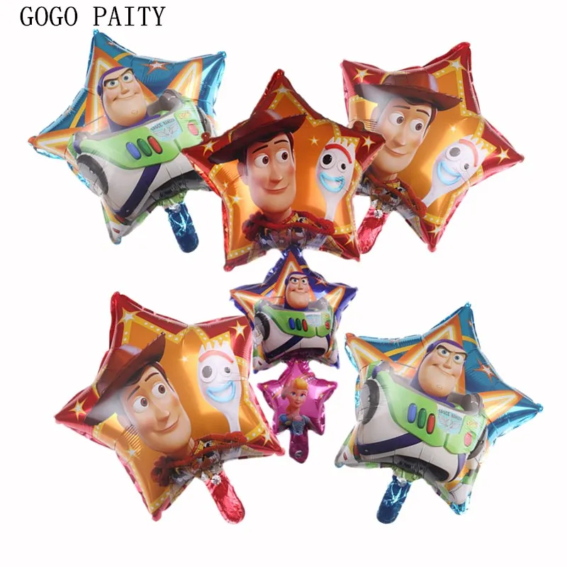 GOGO paity Новинка 5 шт./партия мультфильм персонаж внутри воздушный шар праздничные