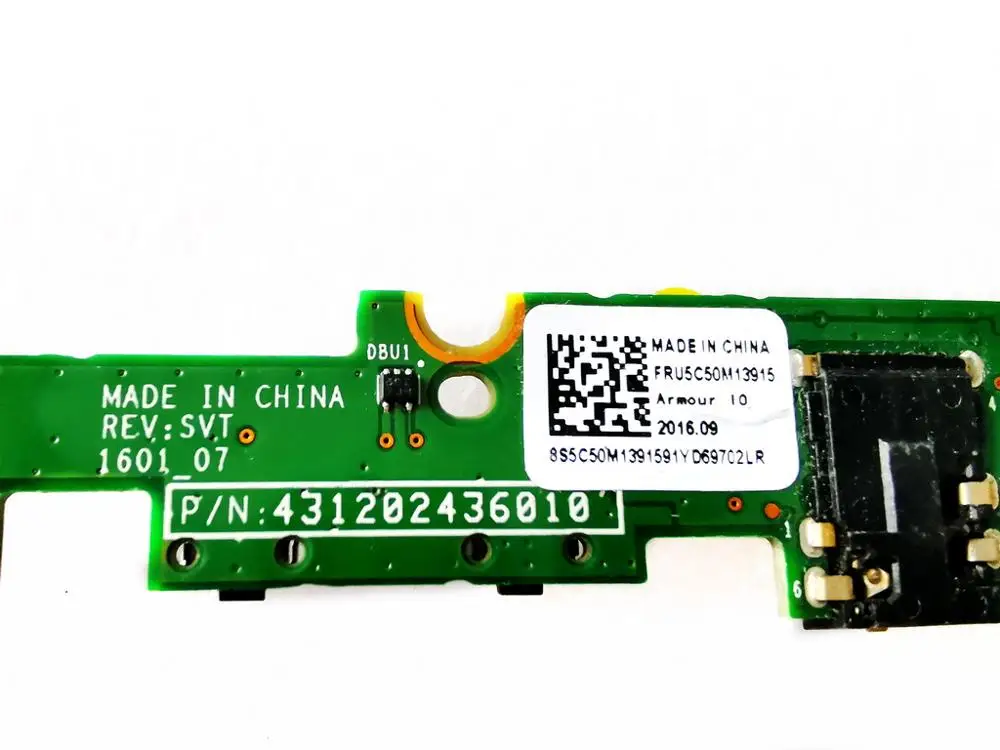 Оригинальная аудиоплата для lenovo MIIX510 MIIX510 PN 431202436010 протестирована хорошая