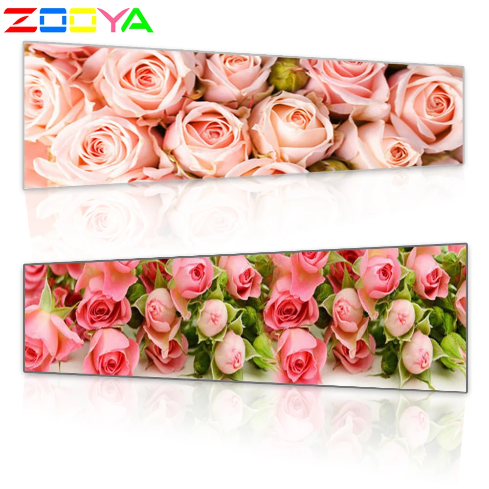 Zooya Full Square/Round Drill Diy Diamond Painting Flower Landscape 3D Embroidery Cross Stitch Home Decor Handmake Sp137 | Дом и сад