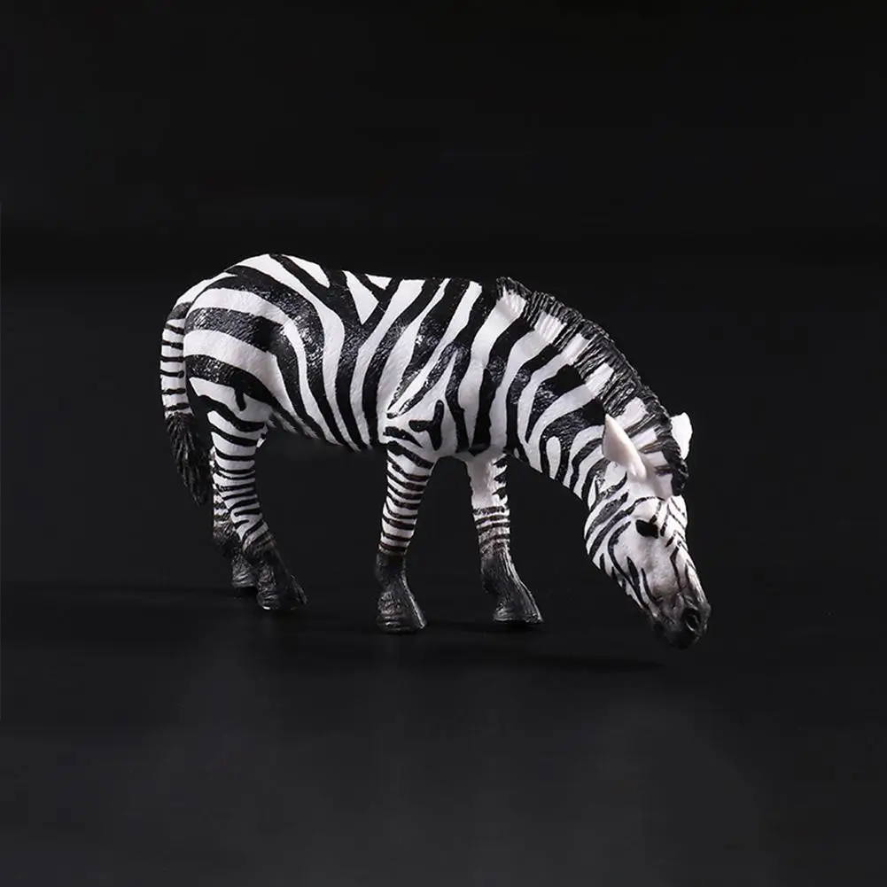 Kuulee Zoo Mini Wild animals экшн-фигурки, детские игрушки в подарок - Цвет: zebra