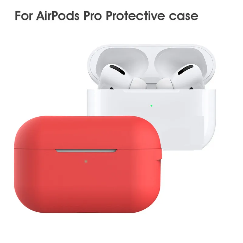 Wireless Earphone Case For Apple AirPods Pro Silicone Headphone for Air pods 3 Shockproof Cover Earpods Protector | Мобильные