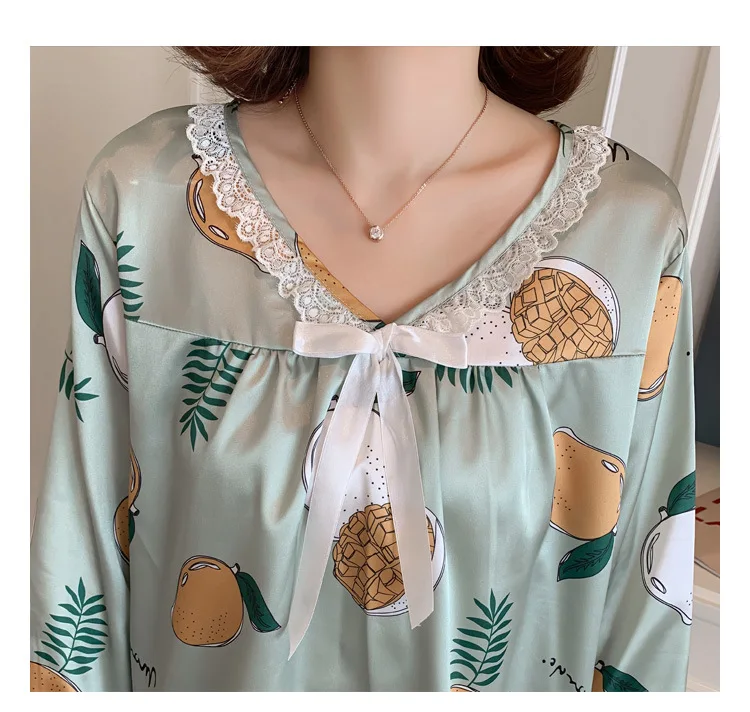Женские пижамы, комплект пижамы для девочек с героями мультфильмов, пижама, длинный женский Пижамный костюм, женский комплект одежды, Ночная одежда, женская одежда для отдыха