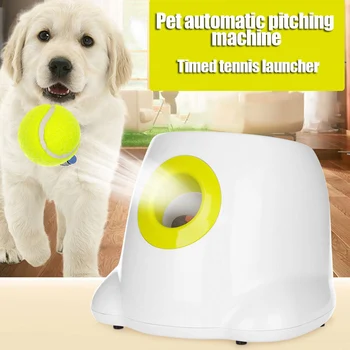 

Spot Automatic Interacting Toys Dog Tennis Ball Thrower Pet Play Training for Indoor Outdoor VJ-Drop