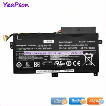 

Yeapson 11.4V 3780mAh Genuine AA-PBVN3AB Laptop Battery Samsung For NP370R4E-A04 NP370RSE 500R5H-Y03 Notebook computer
