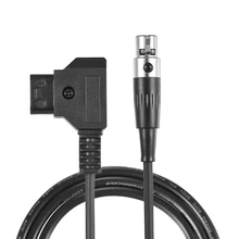 D-Tap штекер(жестяным) Мини-XLR 4-контактный кабель прямой шнур 100 см кабель Длина для VFM 5,6 inch монитор
