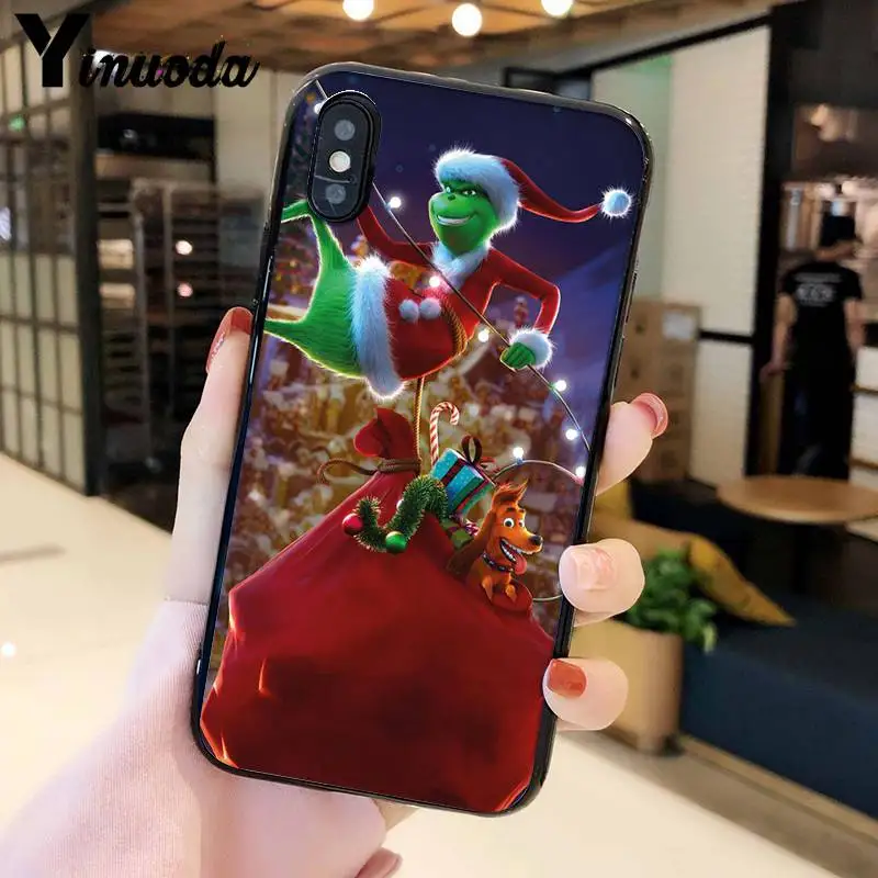 Yinuoda Grinch Chrustma TPU Мягкий силиконовый чехол для телефона чехол для iPhone 8 7 6 6S Plus X XS MAX 5 5S SE XR мобильных телефонов - Цвет: A3