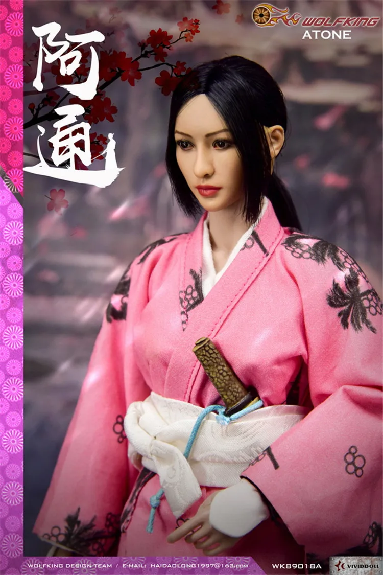 WK89018A Коллекционная модель 1/6, женская модель, японская серия Ronin ATON Atung, улучшенная версия