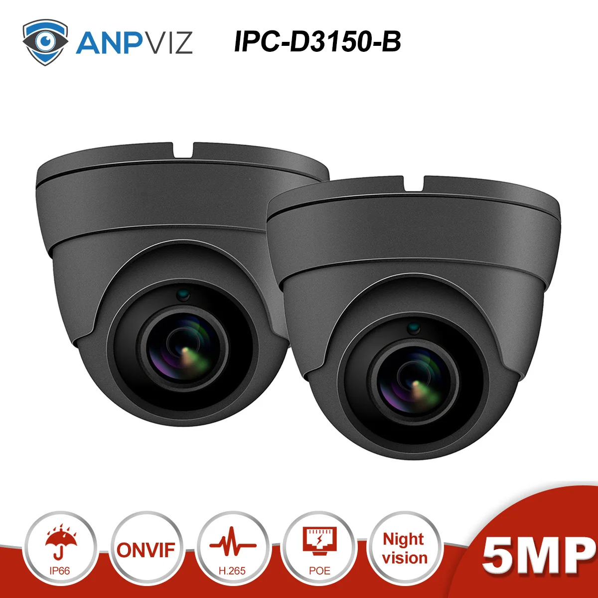 Only 2 Gray Cams Anpviz 8CH 4K NVR 5MP белый/серый POE Комплект ip-камеры ONVIF домашние/наружные системы безопасности комплекты CCTV видеонаблюдения Комплекты NVR - Цвет: Only 2 Gray Cams