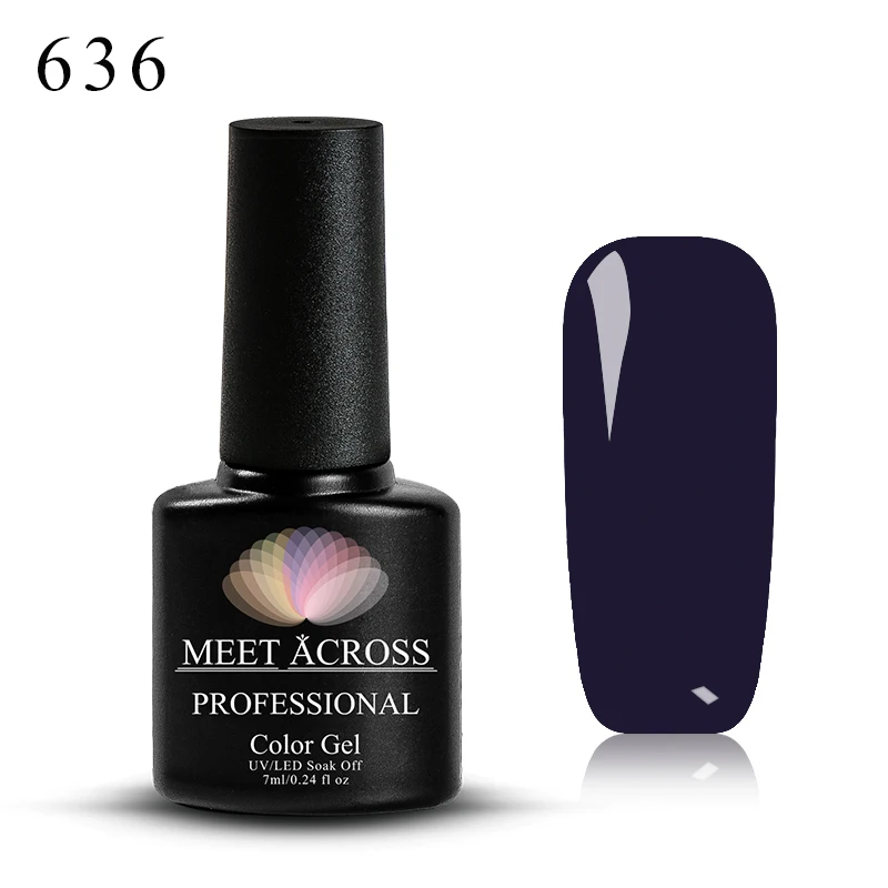 MEET ACROSS 7 мл УФ-гель для ногтей для маникюра красочный лак для ногтей Гибридный Полупостоянный Гель-лак для нейл-арта инструменты для дизайна - Цвет: W2025