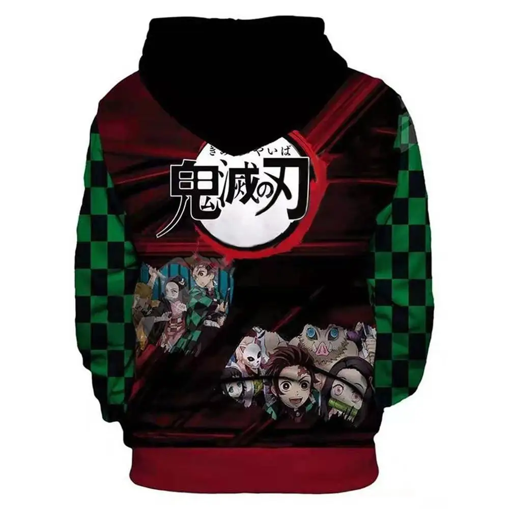 3D печать Аниме демон Slayer костюмы для косплея толстовки Kimonos пуловер толстовки с капюшоном модные для мужчин и женщин