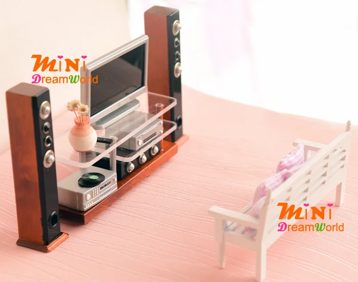 [1/12 Dollhouse Mini Furniture Accessories Model] Modern Model Sound Set