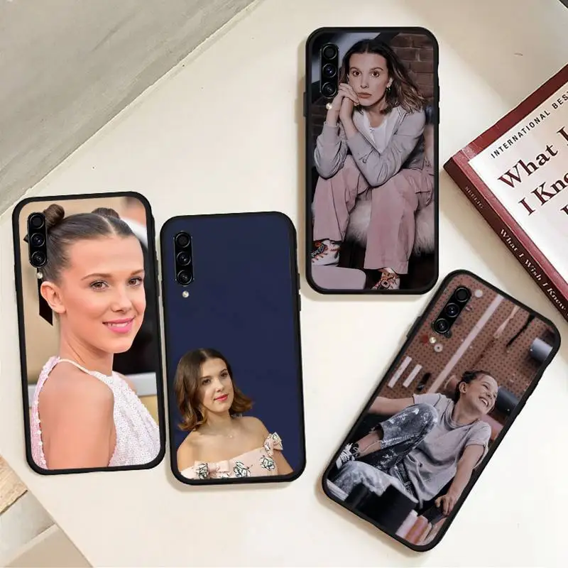 

Famous actress Millie Bobby Brown Phone Case For Samsung Galaxy J2 J4 J5 J6 J7 J8 2016 2017 2018 Prime Pro plus Neo duo