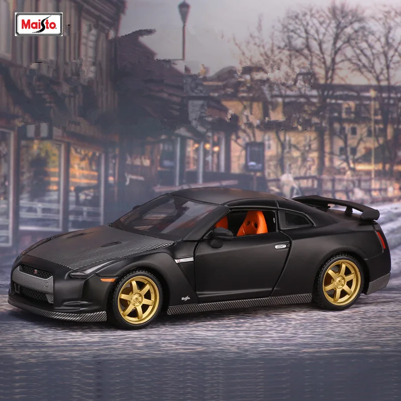 Спортивный автомобиль Maisto 1:24 Nissan GTR модель автомобиля из сплава имитация