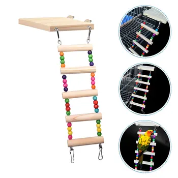

1pc Ladder Parrot Toy Bird Playing Stand Parrot Stand Ladder Parrot Stand Toy for Parrots