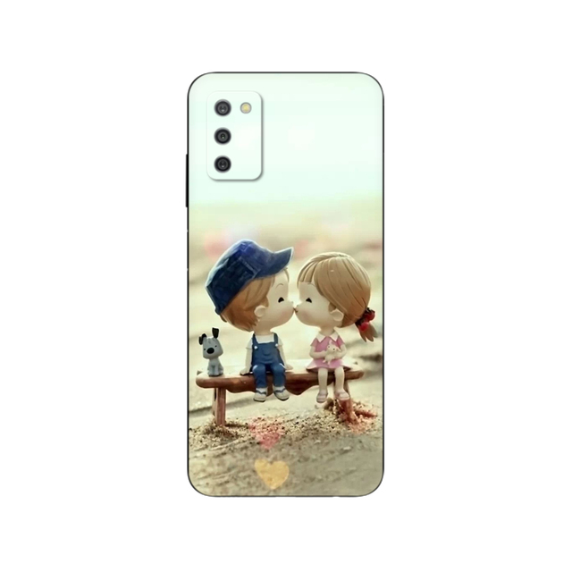 Samsung A03S Case Phone Back Cover For Samsung Galaxy A03s GalaxyA03s A 03s a037 Soft Silicon Case 6.5inch black tpu case