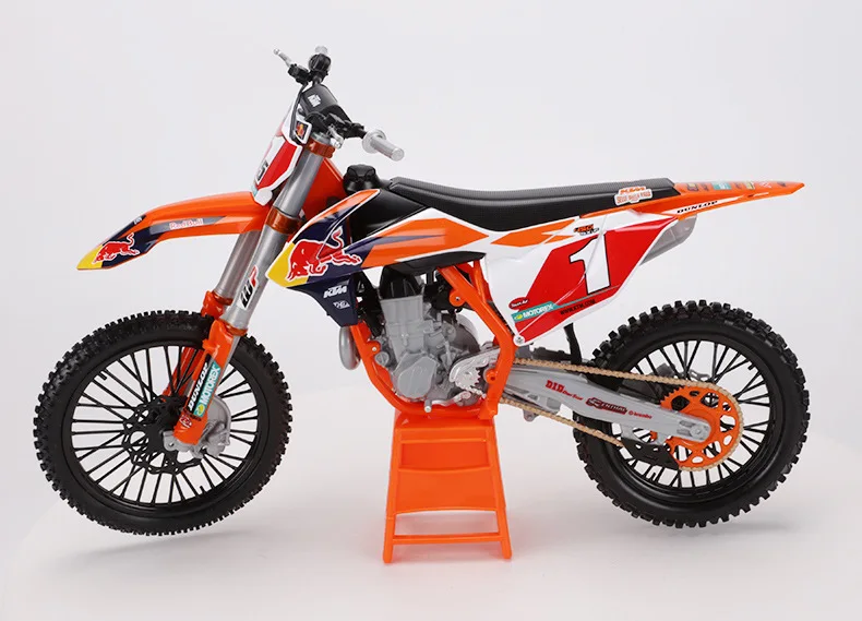 Maisto 1: " Ред Булл" мотоцикл KTM 450 SX-F внедорожные гоночный автомобиль модель мотоцикла большой Размеры