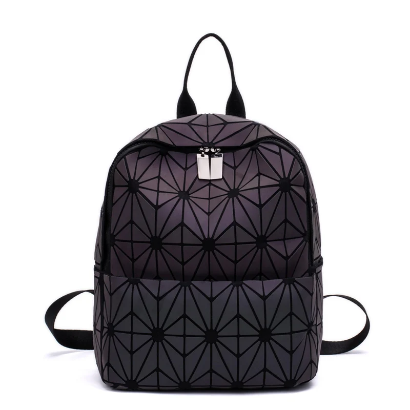Luminous G Модный женский рюкзак Mochila, геометрические светящиеся рюкзаки сумка для девочек, фосфоресцирующие дорожные сумки на плечо для школы, рюкзак - Цвет: Luminous G