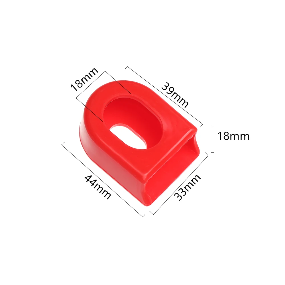 1 Pair Silicone Bicycle Crankset Arm Cover Crank Protector Protective Sheath Dustproof Gel Sleeve Bike Accessories