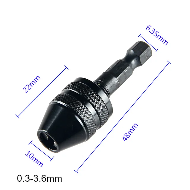 0.3-3.6mm HEX Black