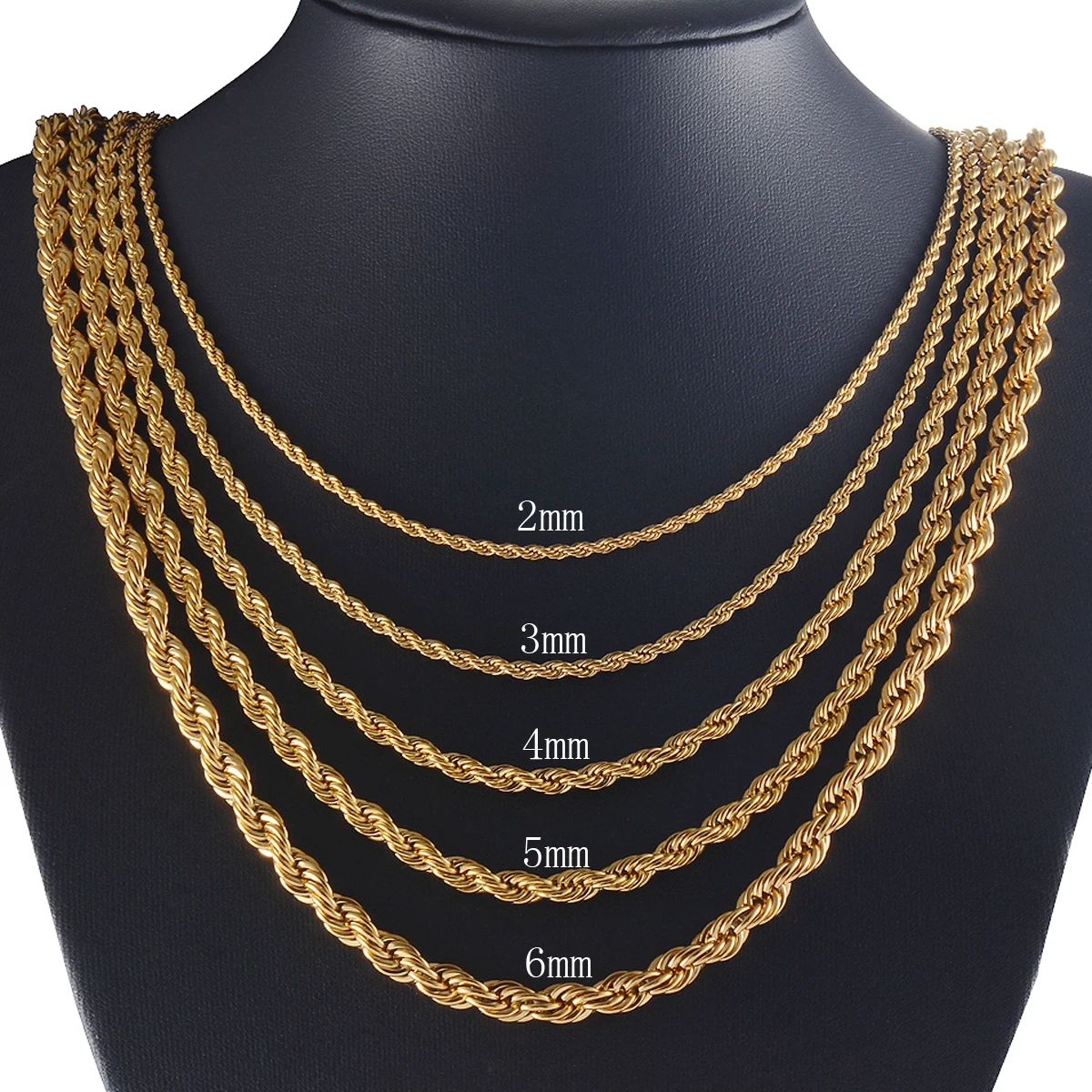 Width 3.6mm/5mm/7mm Stainless Steel Gold Chain Men Necklace Gold Color  Stainless Steel Link Chain Necklace Free Shipping - Price history & Review, AliExpress Seller - Guangzhou Iris Jewelry Co.,Ltd