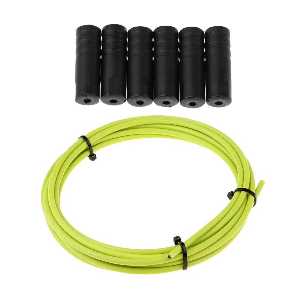 9.7 ft/Roll MTB Mountain Road Bike Derailleur Shift Cable Housing Hose Cover End Caps Tips Crimps Bicycle Parts