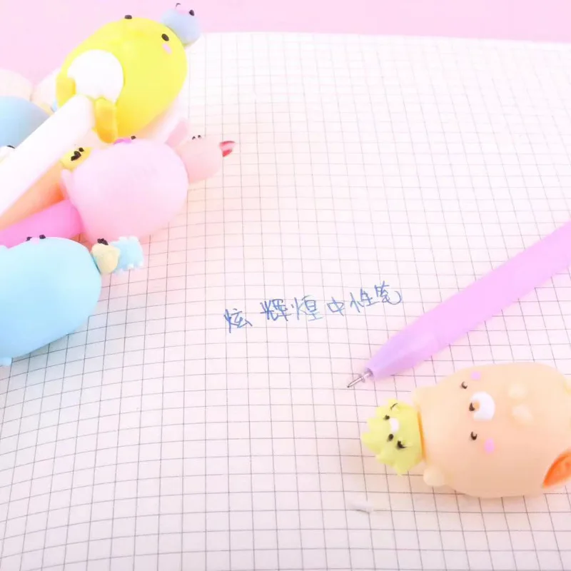 4 шт./партия Милая Sumikko Gurashi гелевая ручка подпись ручка подарок Escolar Papelaria школьные офисные принадлежности рекламный подарок