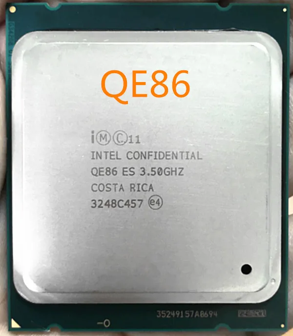 Процессор Intel ЦП Xeon Технические характеристики QE86 4 ядра 25M LGA2011 E5 2643V2 Бесплатная