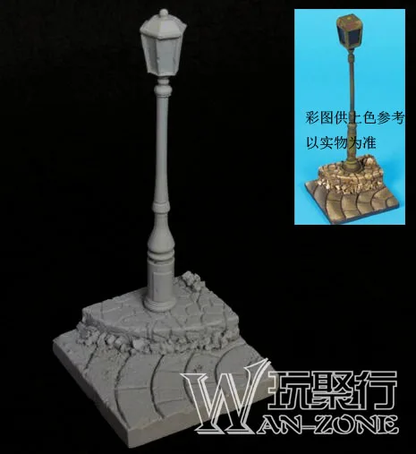 1/35 полимерная солдатская база платформа сцена уличная уличный свет 50х50мм |