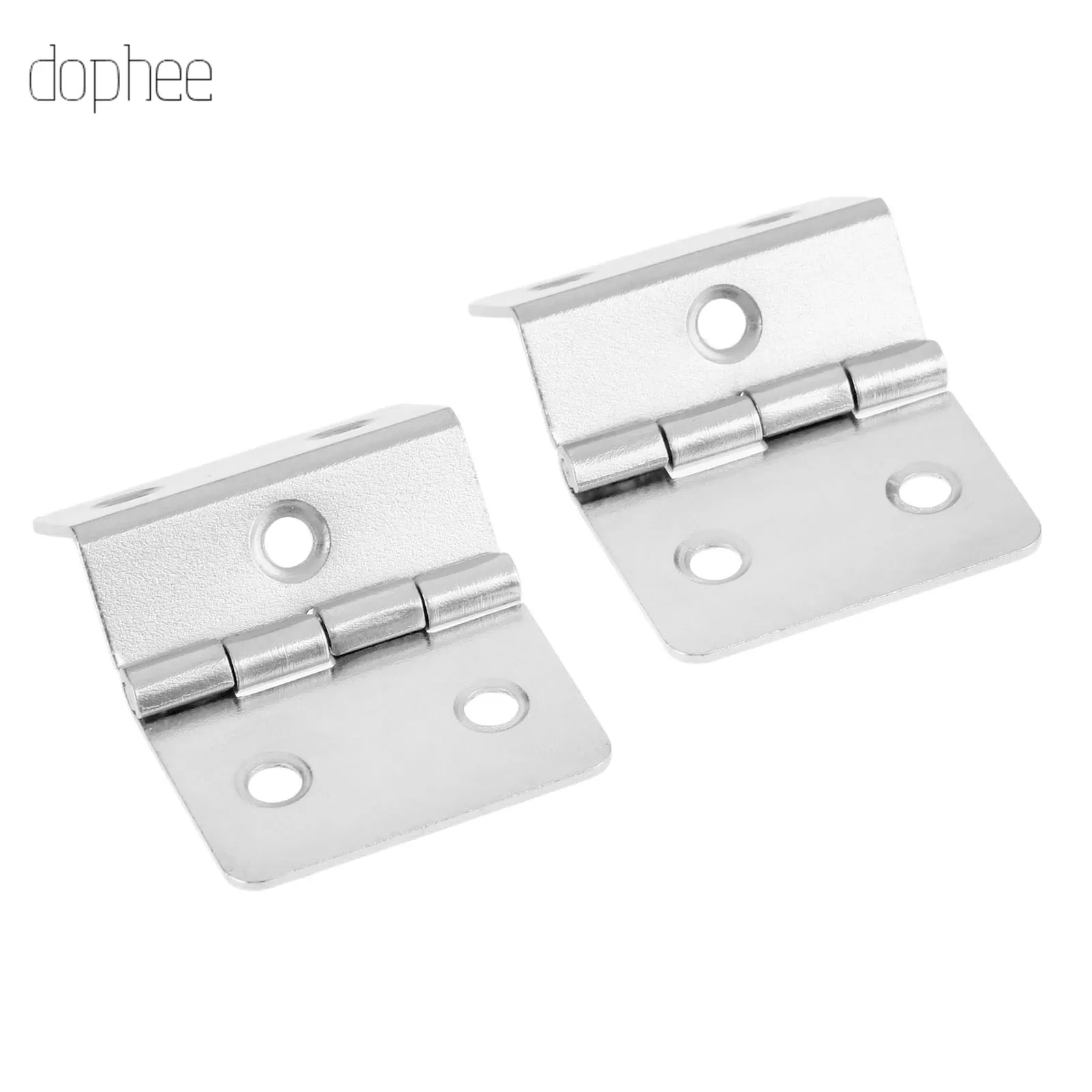 Dophee 2/4 шт. цинковый сплав шкаф с выдвижными ящиками двери, мебельная фурнитура потайного петли деревянная шкатулка для драгоценностей - Цвет: F 2pcs 30mm