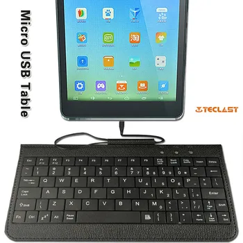

Durable Micro USB Keyboard PU Leather Stand Case for Teclast P80 Pro/Teclast X80 Pro/P80X 4G Anti-Dust Tablet Keyboard Bracket
