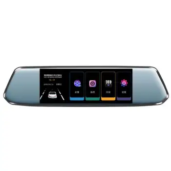 

170° Full HD 1080P Car Rearview Camera Dash Cam G-Gensor Touch Screen 7inch Dual Lens Parking Monitor
